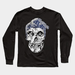 Skull Head Waves Color Long Sleeve T-Shirt